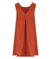 VESTIDO CAMPALE LADRILLO MAX MARA BEACHWEAR