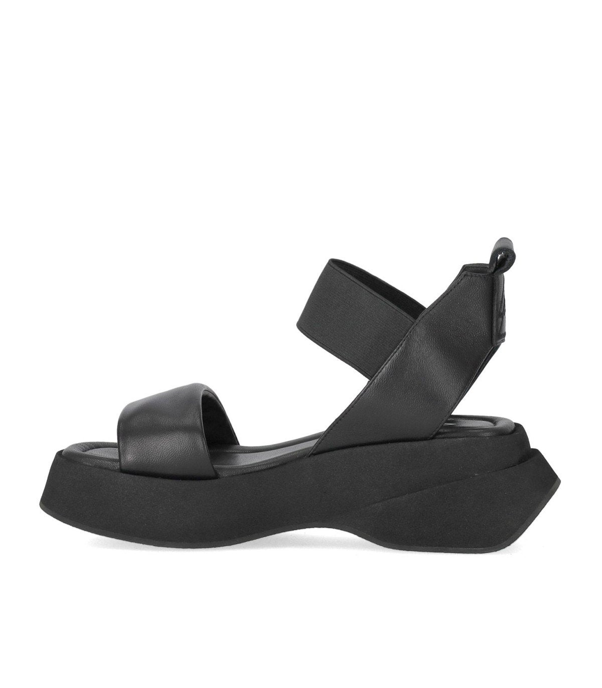 ELENA IACHI LENA BLACK PLATFORM SANDAL