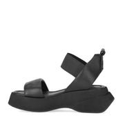 ELENA IACHI LENA BLACK PLATFORM SANDAL