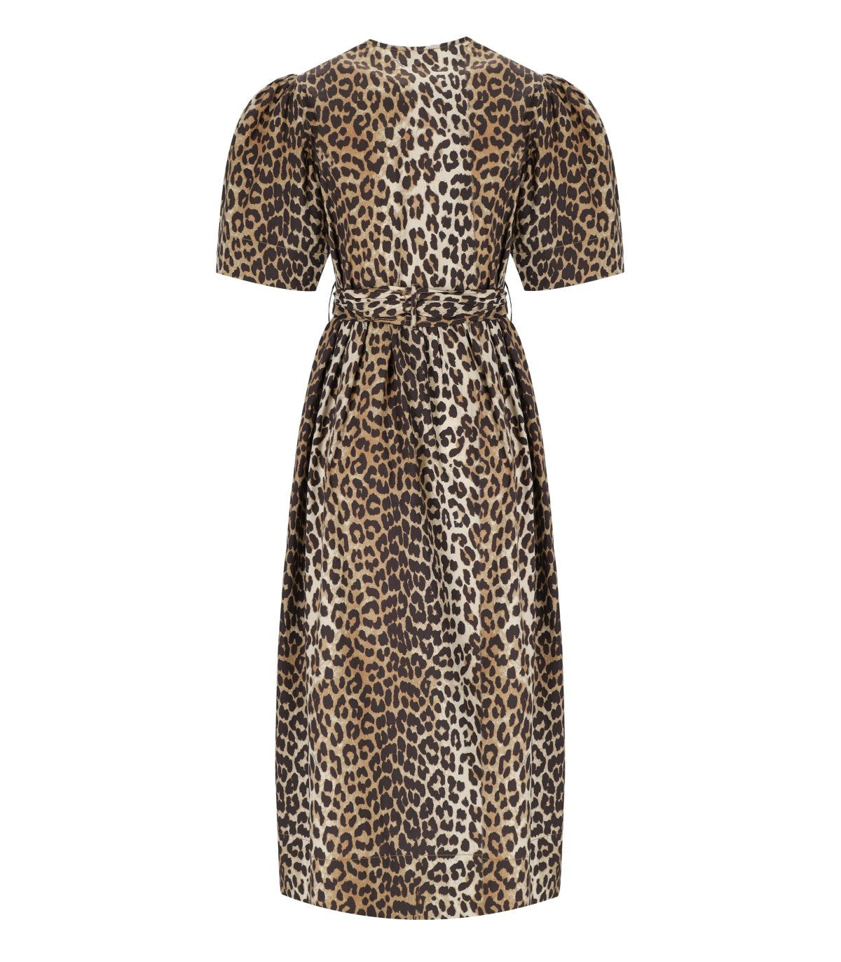 GANNI ANIMALIER MIDI KLEID