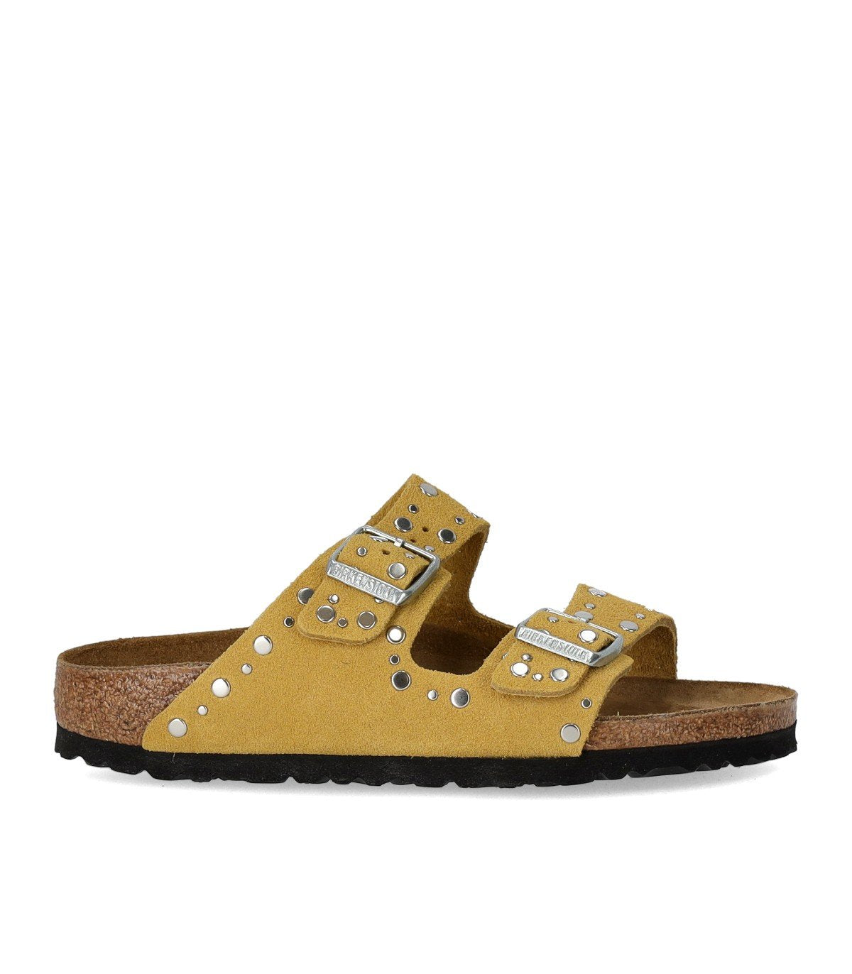 BIRKENSTOCK ARIZONA RIVET OCHRE SANDAL – FerrarisBoutique