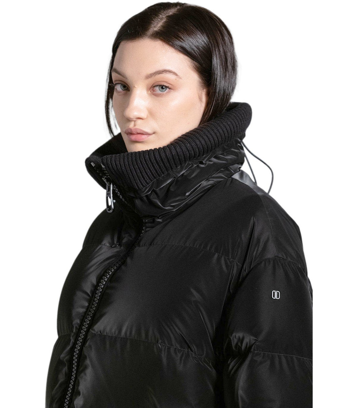 DUNO GLOSSY BLACK DOWN JACKET