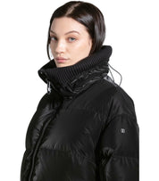 DUNO GLOSSY BLACK DOWN JACKET