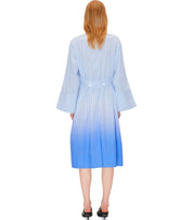 STINE GOYA RIONNA LIGHT BLUE STRIPED DRESS