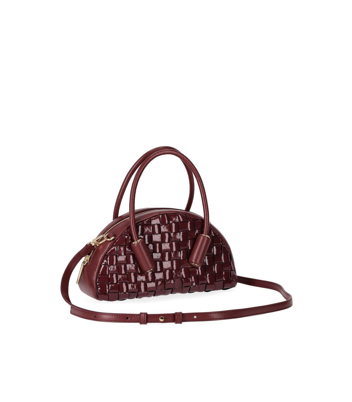 THEMOIRè SELENE NAPLAK POMEGRANATE HANDBAG