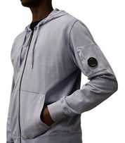 FELPA CON CAPPUCCIO LIGHT FLEECE LAVANDER VIOLET C.P. COMPANY