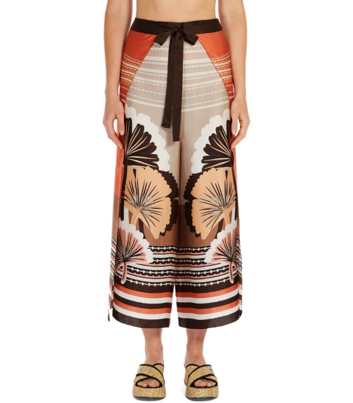 MAX MARA BEACHWEAR BLASONE MULTICOLOR PAREO PANTS
