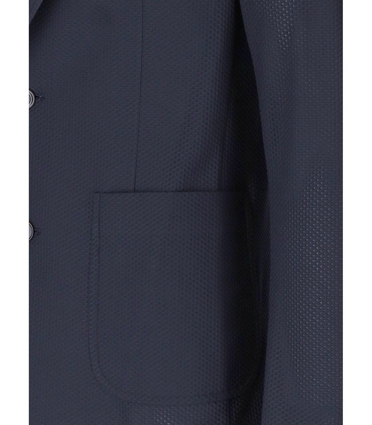 BOB GOLDEN BLUE SINGLE-BREASTED JACKET