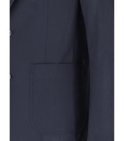 BOB GOLDEN BLUE SINGLE-BREASTED JACKET