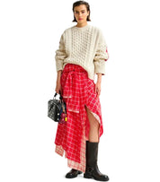 SUÉTER DE CUELLO REDONDO IFACE BLANCO ESSENTIEL ANTWERP