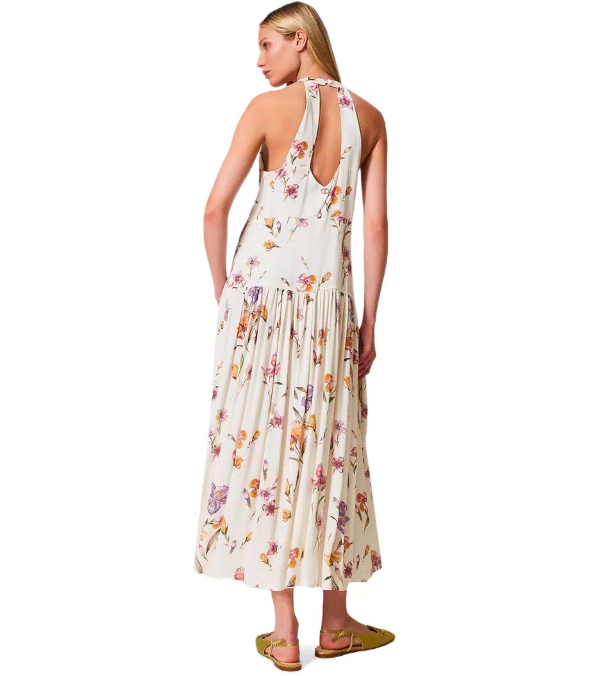 TWINSET MADREPERLA FLORAL LONG DRESS