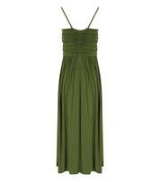 MAX MARA WEEKEND GHIA GREEN MIDI DRESS