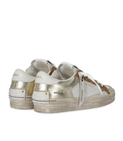 CRIME LONDON SK8 DELUXE PLATINUM GLAM SNEAKER