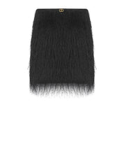 TWINSET BLACK FRINGED SKIRT