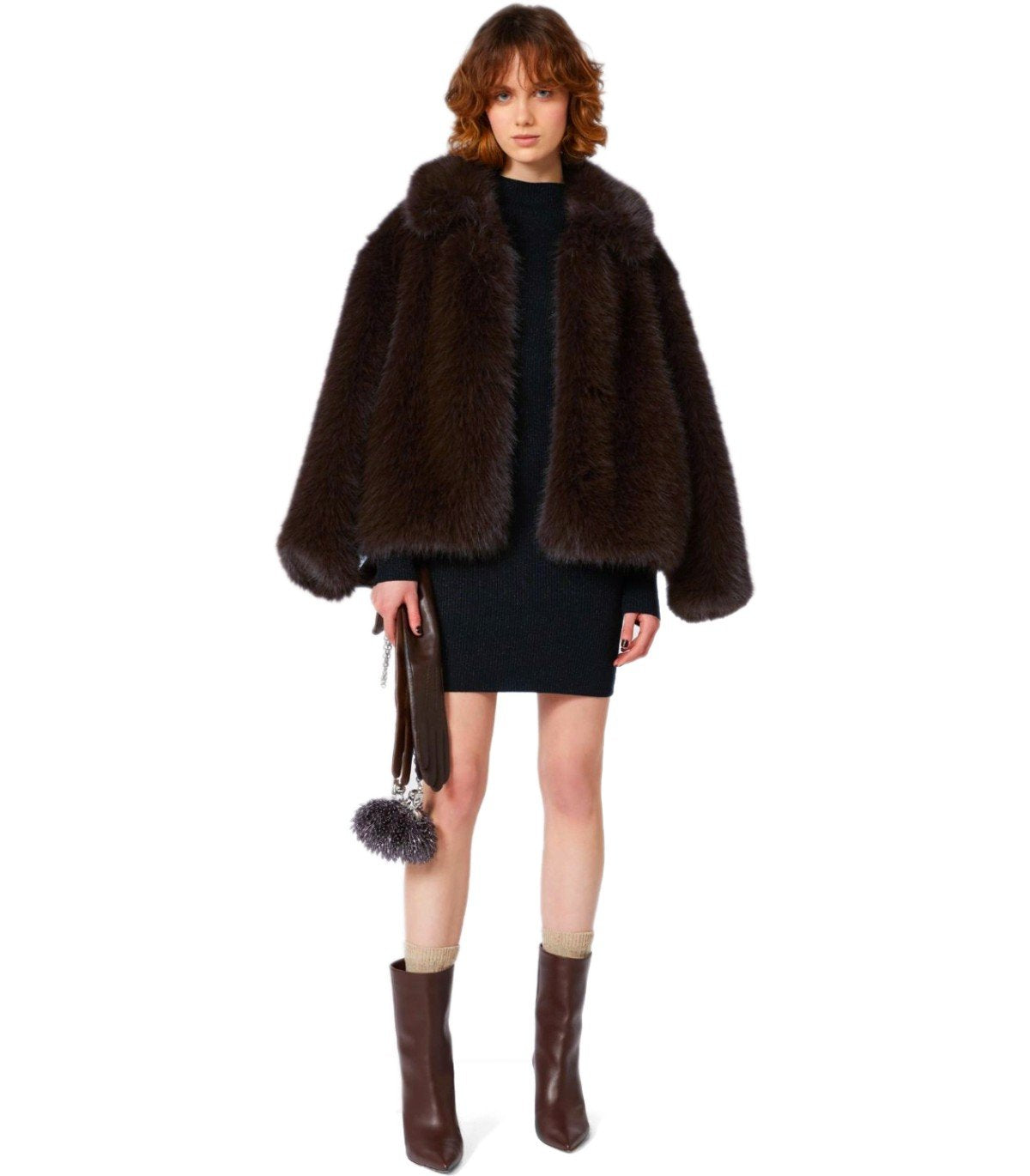 MAX MARA WEEKEND BRENTA1234 DARK BROWN JACKET