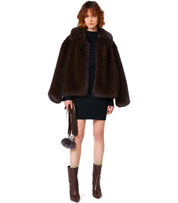 MAX MARA WEEKEND BRENTA1234 DARK BROWN JACKET