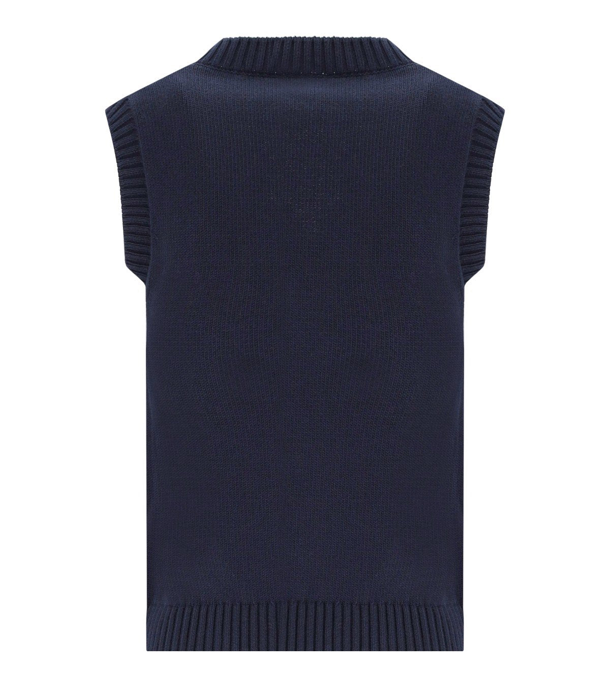 MM MAX MARA SCAFATI BLUE KNITTED VEST