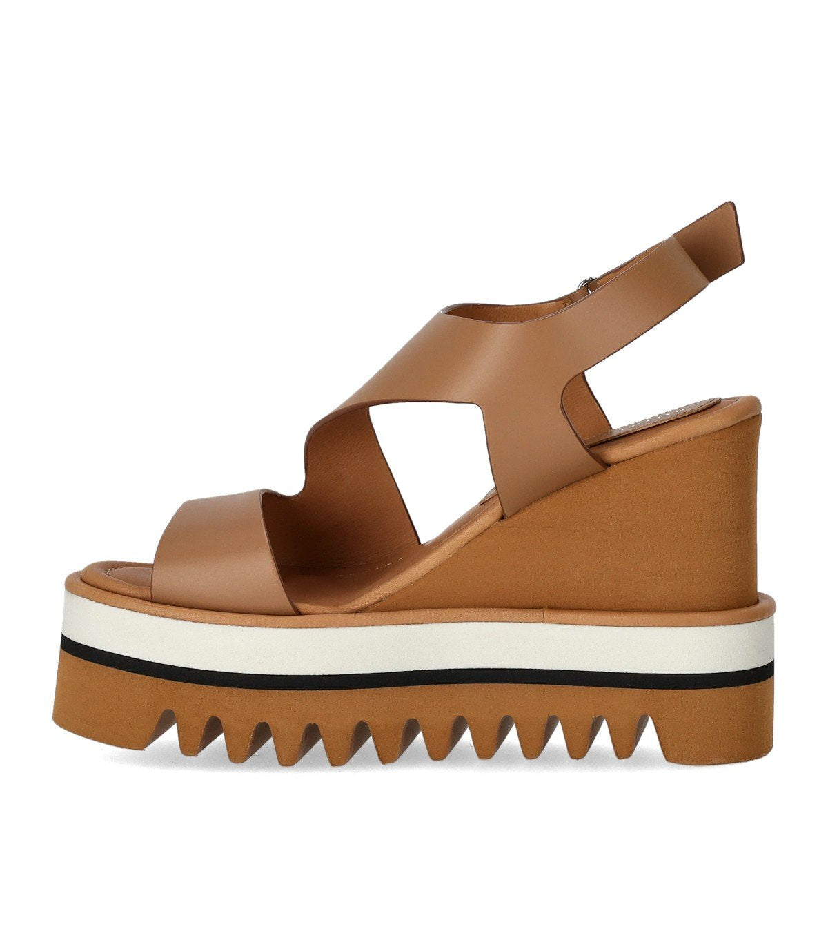 PALOMA BARCELÓ ZARINE CAMEL WEDGE SANDAL
