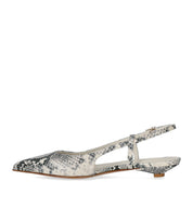 SERGIO LEVANTESI FLAVIA ROCCIA SLINGBACK BALLET FLAT SHOE