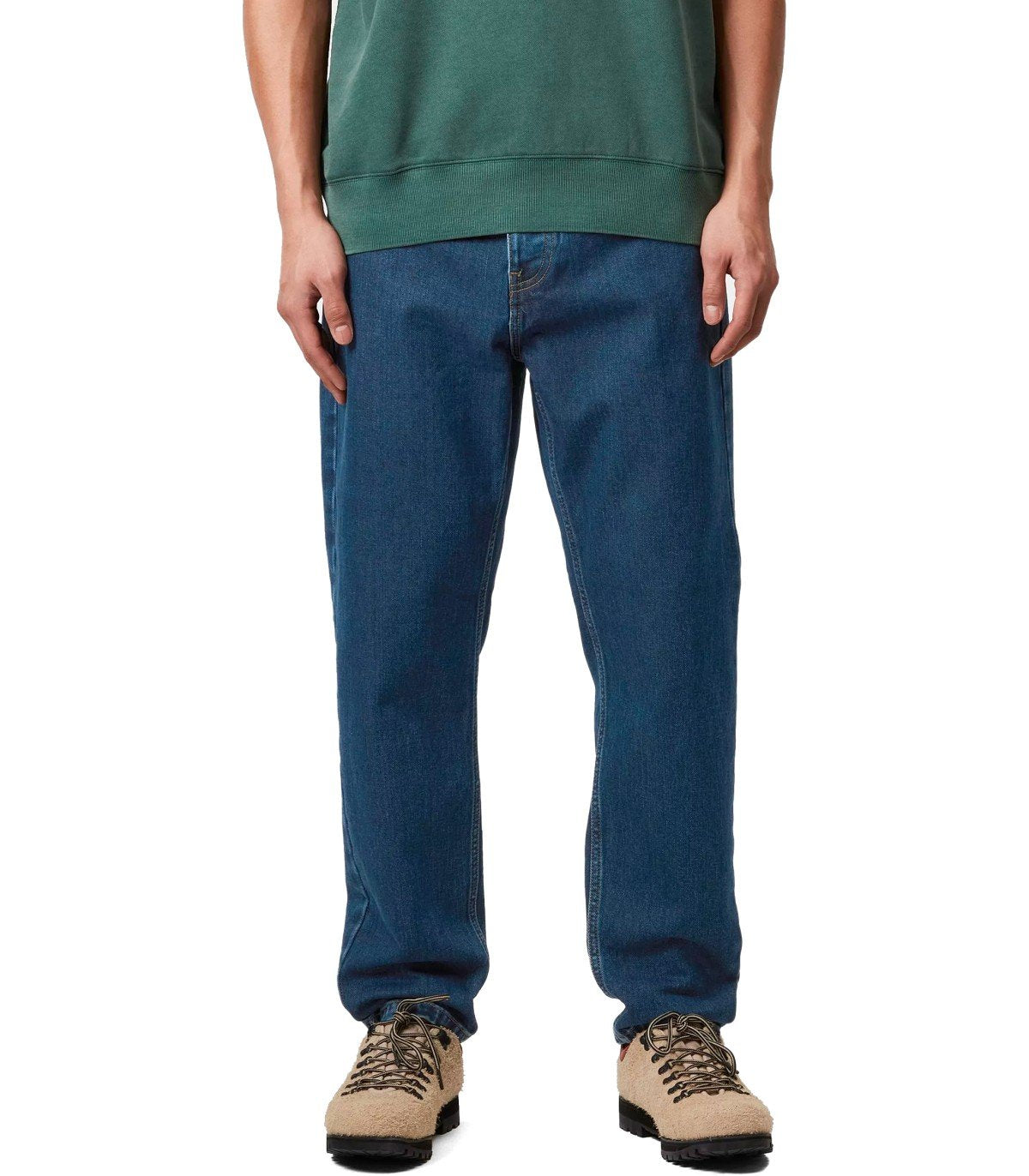 CARHARTT WIP NEWEL BLEU STONE WASHED JEANS