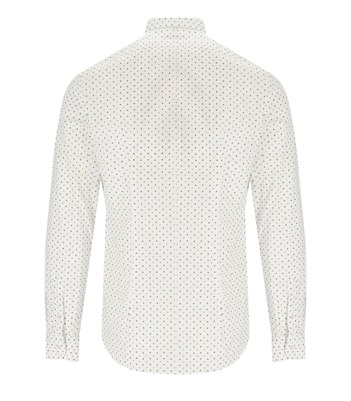 MANUEL RITZ WHITE PATTERNED SHIRT