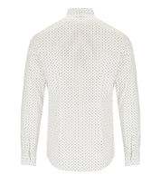 MANUEL RITZ WHITE PATTERNED SHIRT