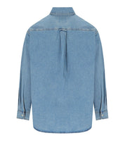 CARHARTT WIP LUCAS BLUE BLEACHED SHIRT