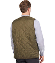 BARBOUR POLARQUILT LINER OLIVE GREEN VEST