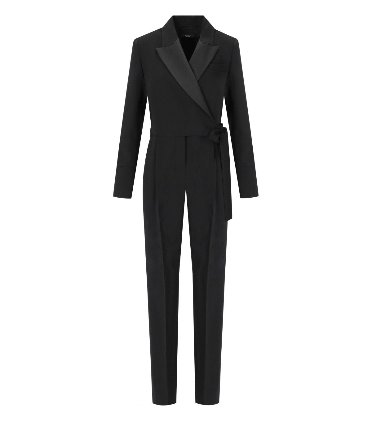 【関税&送料込み】Max Mara Studio Jumpsuit MAX MARA WEEKEND BAVIERA BLACK WRAP JUMPSUIT – FerrarisBoutique