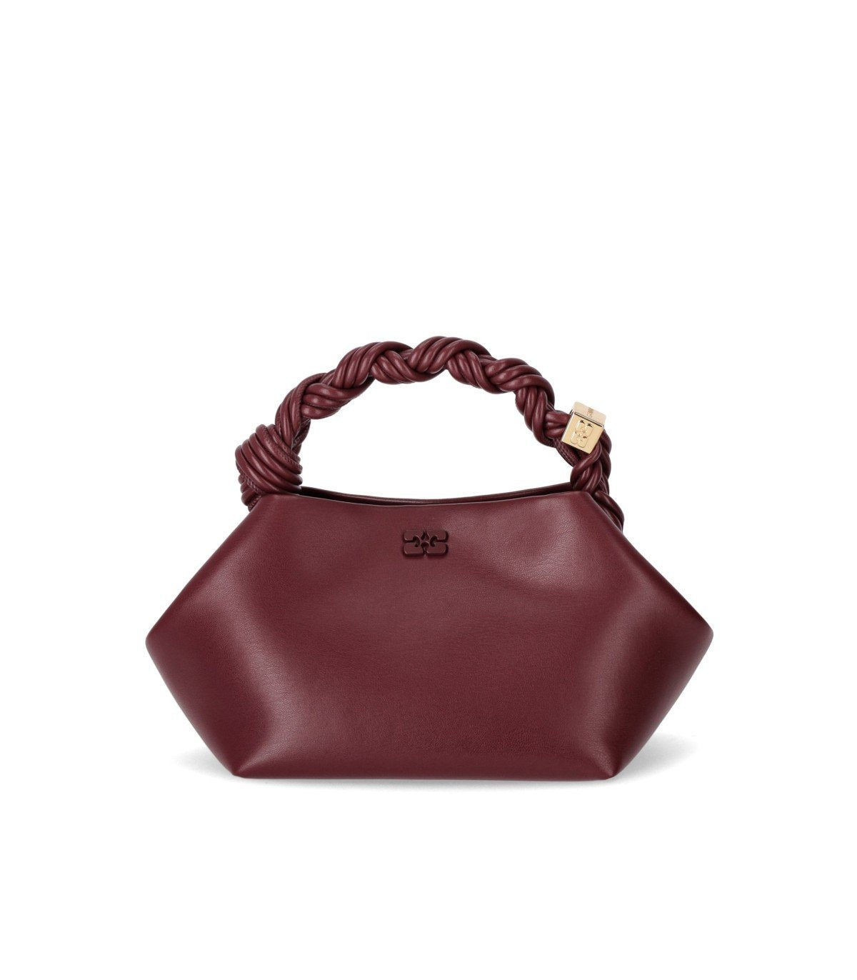 GANNI BOU BURGUNDY HANDBAG