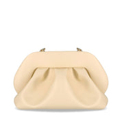 THEMOIRè TIA PAPER BEADS BUTTER CLUTCH BAG