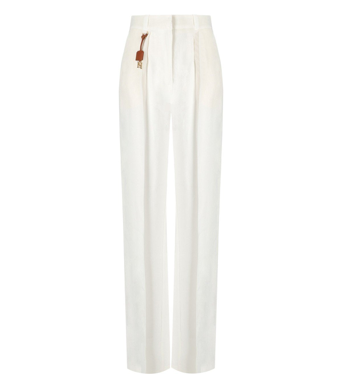 PANTALONE AVORIO CON CHARM ELISABETTA FRANCHI