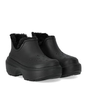 CROCS STOMP BLACK BOOTIE