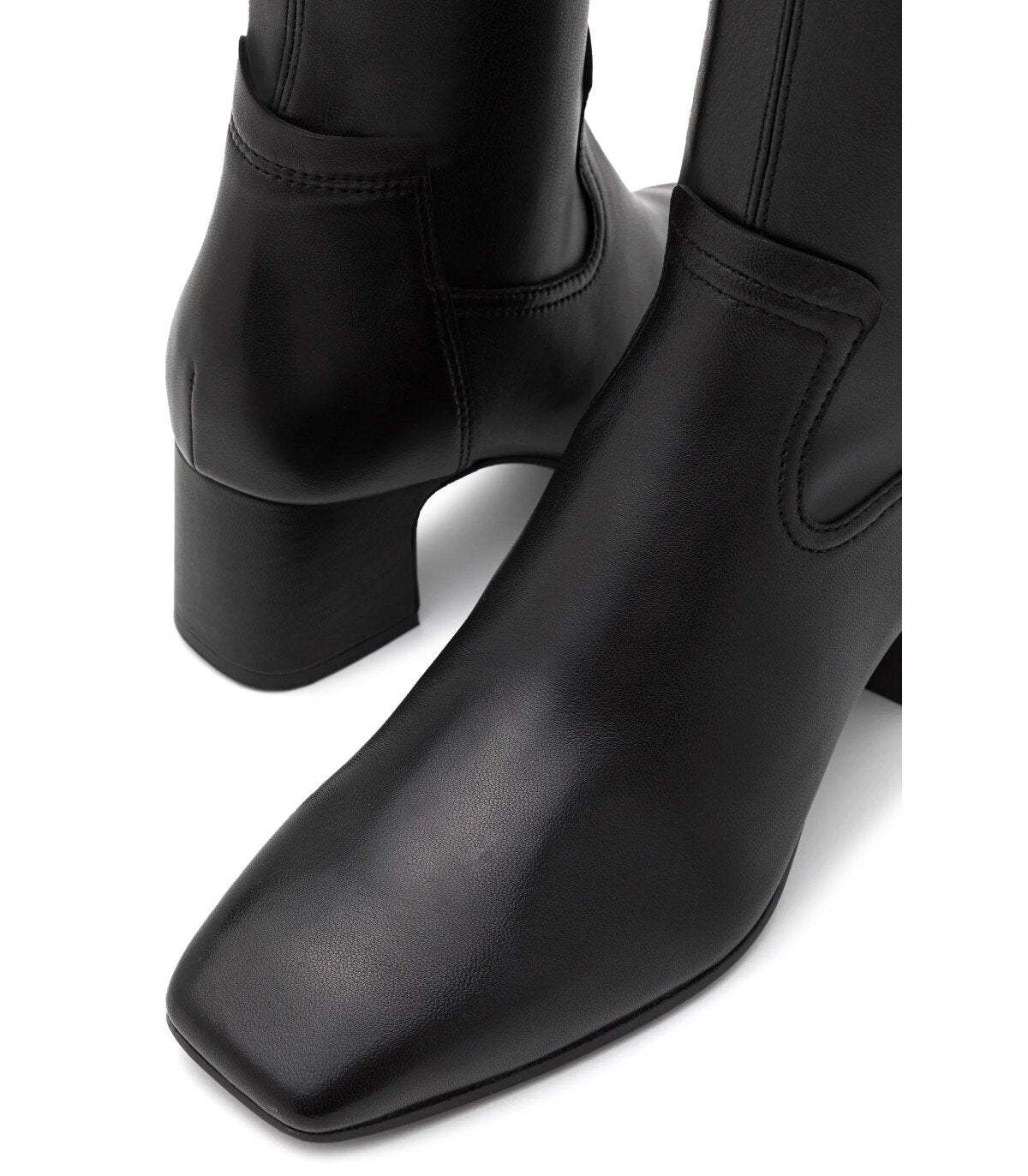 STIVALE ALTO CON TACCO CLARA NERO ASH