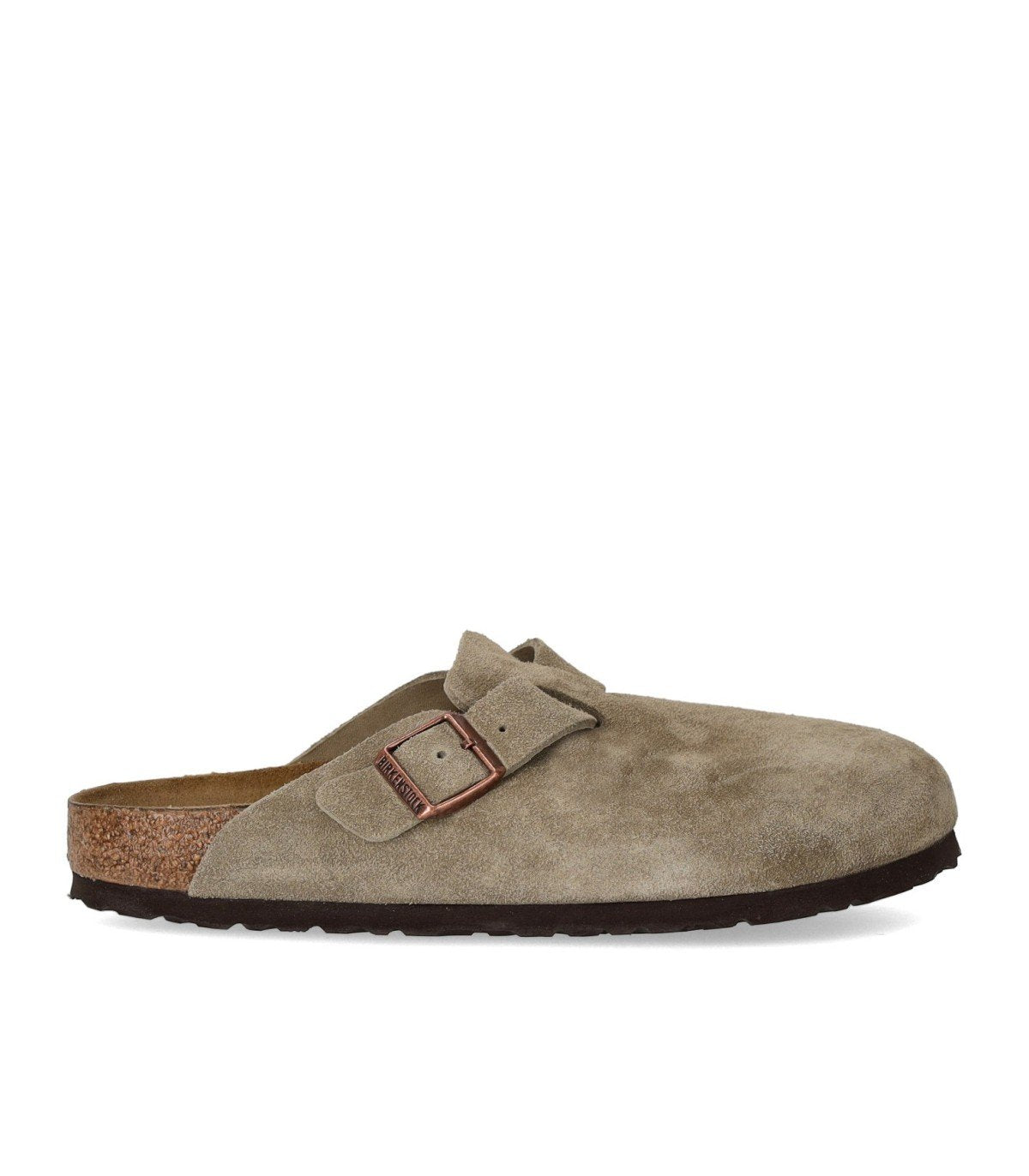 BIRKENSTOCK BOSTON SOFT FOOTBED TAUPE UNISEX CLOG