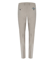 MANUEL RITZ BEIGE LIGHT BLUE STRIPED PANTS