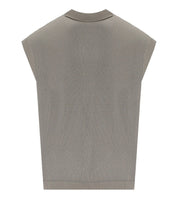 EMPORIO ARMANI MOON ROCK SLEEVELESS CARDIGAN