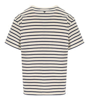 T-SHIRT OLGA A RIGHE BLU MAX MARA WEEKEND