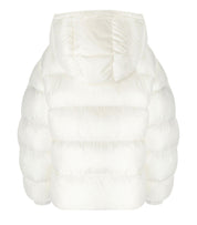 ELISABETTA FRANCHI IVORY PADDED JACKET