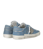 PHILIPPE MODEL PRSX LOW DENIM BLUETTE SNEAKER