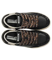 CRIME LONDON SK8 DELUXE BLACK SNEAKER