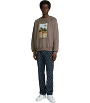 DAILY PAPER RASHAD TAUPE SWEATSHIRT