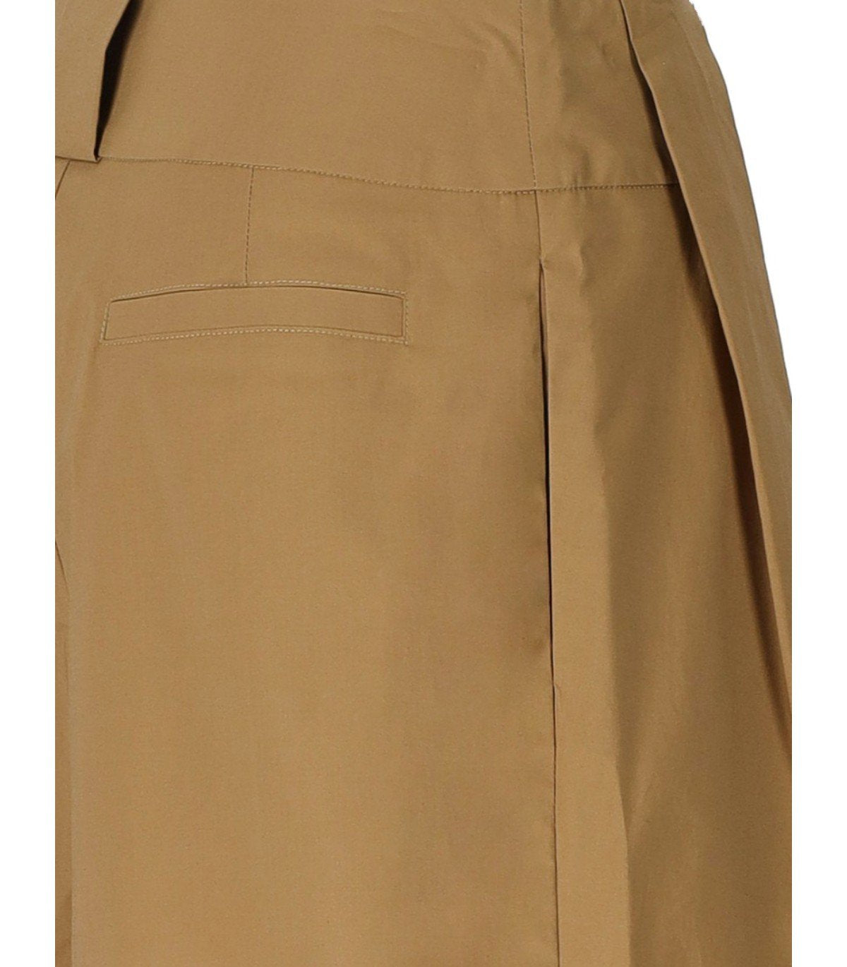 FEDERICA TOSI CLASSIC KHAKI SHORTS