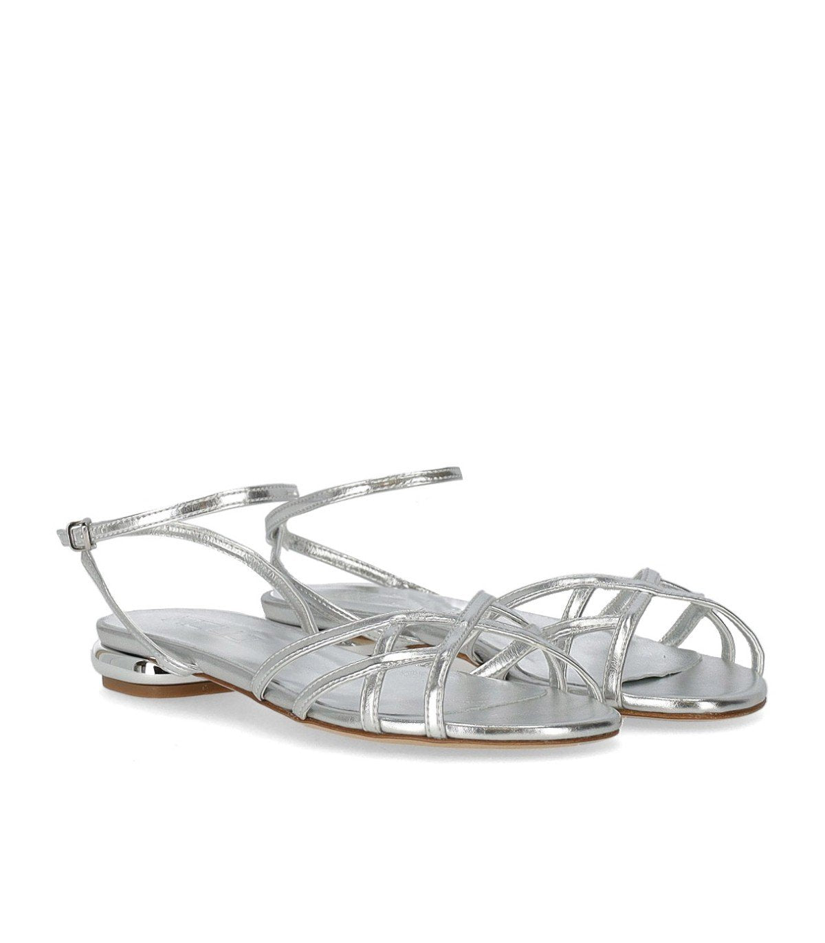 NCUB STICH SILVER FLAT SANDAL