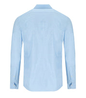 CAMICIA EFFETTO LINO AZZURRA ARCHIVIUM
