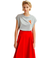 ESSENTIEL ANTWERP HOBSTER GREY T-SHIRT