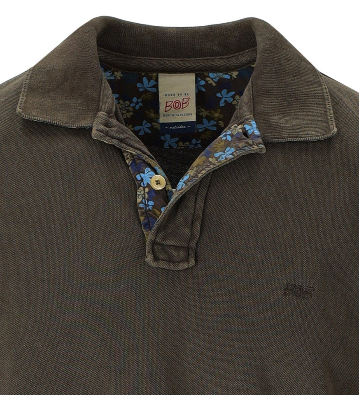 BOB BLISS BROWN POLOSHIRT