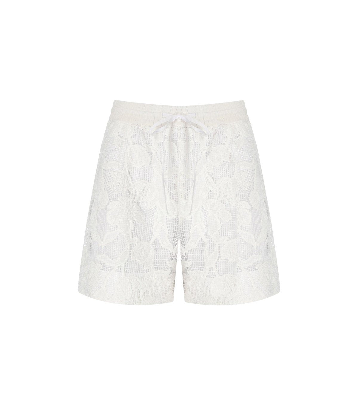ESSENTIEL ANTWERP HAZER WHITE SHORTS