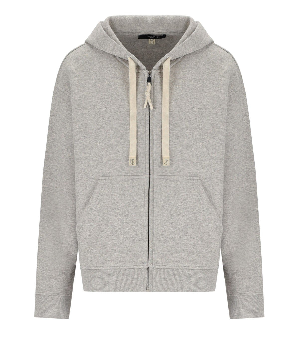 FELPA CON CAPPUCCIO CANE GRIGIO MÉLANGE MAX MARA WEEKEND