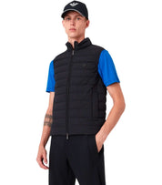 EMPORIO ARMANI ESSENTIAL NAVY BLUE QUILTED VEST
